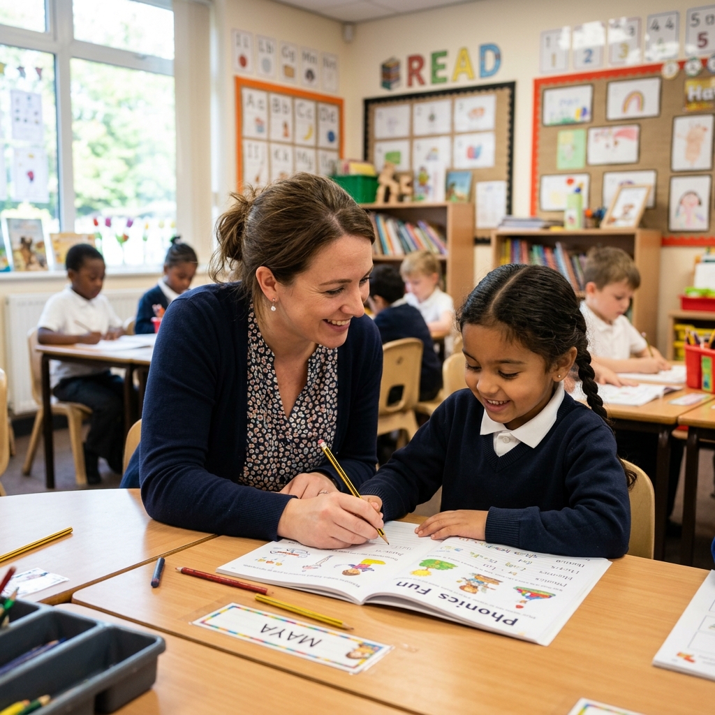 HappySchools teacher and student