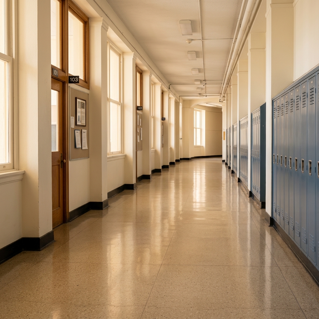 School corridor