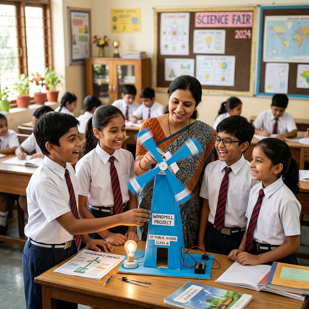 Students in classroom